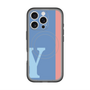 スリムプロテクションプレミアムケース with MagSafe［ オリジナル - initial color line - Y blue ］