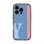スリムプロテクションプレミアムケース with MagSafe［ オリジナル - initial color line - Y blue ］