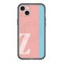 スリムプロテクションプレミアムケース with MagSafe［ オリジナル - initial color line - Z pink ］