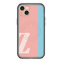 スリムプロテクションプレミアムケース with MagSafe［ オリジナル - initial color line - Z pink ］