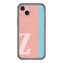 スリムプロテクションプレミアムケース with MagSafe［ オリジナル - initial color line - Z pink ］