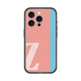 スリムプロテクションプレミアムケース with MagSafe［ オリジナル - initial color line - Z pink ］