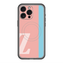 スリムプロテクションプレミアムケース with MagSafe［ オリジナル - initial color line - Z pink ］