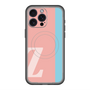 スリムプロテクションプレミアムケース with MagSafe［ オリジナル - initial color line - Z pink ］
