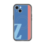 スリムプロテクションプレミアムケース with MagSafe［ オリジナル - initial color line - Z blue ］