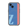 スリムプロテクションプレミアムケース with MagSafe［ オリジナル - initial color line - Z blue ］