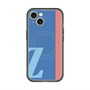 スリムプロテクションプレミアムケース with MagSafe［ オリジナル - initial color line - Z blue ］