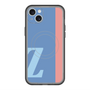 スリムプロテクションプレミアムケース with MagSafe［ オリジナル - initial color line - Z blue ］