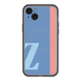 スリムプロテクションプレミアムケース with MagSafe［ オリジナル - initial color line - Z blue ］