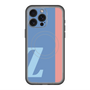スリムプロテクションプレミアムケース with MagSafe［ オリジナル - initial color line - Z blue ］