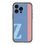 スリムプロテクションプレミアムケース with MagSafe［ オリジナル - initial color line - Z blue ］