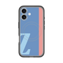 スリムプロテクションプレミアムケース with MagSafe［ オリジナル - initial color line - Z blue ］
