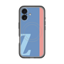 スリムプロテクションプレミアムケース with MagSafe［ オリジナル - initial color line - Z blue ］