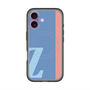 スリムプロテクションプレミアムケース with MagSafe［ オリジナル - initial color line - Z blue ］