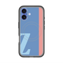 スリムプロテクションプレミアムケース with MagSafe［ オリジナル - initial color line - Z blue ］