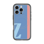 スリムプロテクションプレミアムケース with MagSafe［ オリジナル - initial color line - Z blue ］