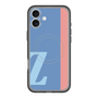 スリムプロテクションプレミアムケース with MagSafe［ オリジナル - initial color line - Z blue ］