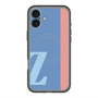 スリムプロテクションプレミアムケース with MagSafe［ オリジナル - initial color line - Z blue ］