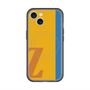 スリムプロテクションプレミアムケース with MagSafe［ オリジナル - initial color line - Z orange ］