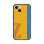 スリムプロテクションプレミアムケース with MagSafe［ オリジナル - initial color line - Z orange ］
