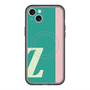 スリムプロテクションプレミアムケース with MagSafe［ オリジナル - initial color line - Z green ］