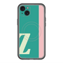 スリムプロテクションプレミアムケース with MagSafe［ オリジナル - initial color line - Z green ］