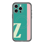スリムプロテクションプレミアムケース with MagSafe［ オリジナル - initial color line - Z green ］