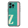 スリムプロテクションプレミアムケース with MagSafe［ オリジナル - initial color line - Z green ］