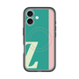 スリムプロテクションプレミアムケース with MagSafe［ オリジナル - initial color line - Z green ］