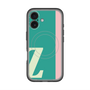 スリムプロテクションプレミアムケース with MagSafe［ オリジナル - initial color line - Z green ］