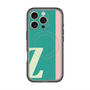 スリムプロテクションプレミアムケース with MagSafe［ オリジナル - initial color line - Z green ］