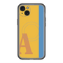 スリムプロテクションプレミアムケース with MagSafe［ オリジナル - initial color line - A orange ］
