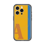 スリムプロテクションプレミアムケース with MagSafe［ オリジナル - initial color line - A orange ］