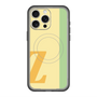 スリムプロテクションプレミアムケース with MagSafe［ オリジナル - initial color line - Z yellow ］