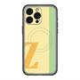 スリムプロテクションプレミアムケース with MagSafe［ オリジナル - initial color line - Z yellow ］