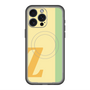 スリムプロテクションプレミアムケース with MagSafe［ オリジナル - initial color line - Z yellow ］