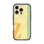 スリムプロテクションプレミアムケース with MagSafe［ オリジナル - initial color line - Z yellow ］