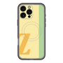スリムプロテクションプレミアムケース with MagSafe［ オリジナル - initial color line - Z yellow ］