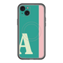スリムプロテクションプレミアムケース with MagSafe［ オリジナル - initial color line - A green ］