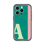 スリムプロテクションプレミアムケース with MagSafe［ オリジナル - initial color line - A green ］