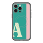 スリムプロテクションプレミアムケース with MagSafe［ オリジナル - initial color line - A green ］