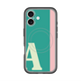 スリムプロテクションプレミアムケース with MagSafe［ オリジナル - initial color line - A green ］