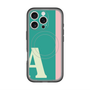 スリムプロテクションプレミアムケース with MagSafe［ オリジナル - initial color line - A green ］