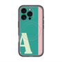 スリムプロテクションプレミアムケース with MagSafe［ オリジナル - initial color line - A green ］