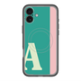 スリムプロテクションプレミアムケース with MagSafe［ オリジナル - initial color line - A green ］