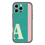 スリムプロテクションプレミアムケース with MagSafe［ オリジナル - initial color line - A green ］