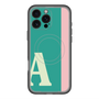 スリムプロテクションプレミアムケース with MagSafe［ オリジナル - initial color line - A green ］