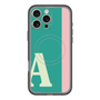 スリムプロテクションプレミアムケース with MagSafe［ オリジナル - initial color line - A green ］