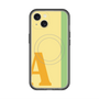 スリムプロテクションプレミアムケース with MagSafe［ オリジナル - initial color line - A yellow ］
