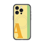 スリムプロテクションプレミアムケース with MagSafe［ オリジナル - initial color line - A yellow ］
